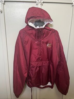 Charles River FSU Florida State zip lined windbreaker Sz Med